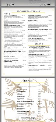 Menu photo 2 Terras Ceviche Middlesex, NJ