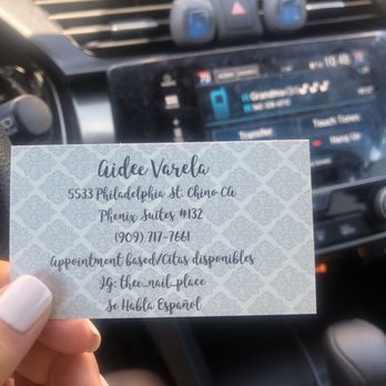 Thee Nail Place - Business card - Nail Technicians Near Me - Chino, California Thee Nail Place - Business card - Nail Technicians Near Me - Chino, California
