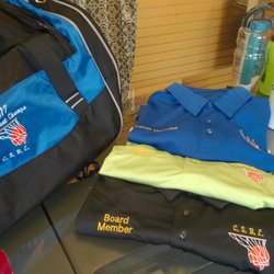 Embroidered Polo's and Bags!