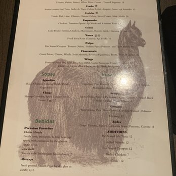 Canggio Restaurant - Menu - Peruvian Near Me - Norwich, Connecticut
