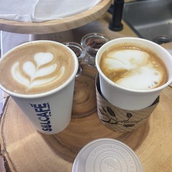 Sol Café - I ordered the horchata coffee and my husband the americano with cream. - Coffee & Tea Near Me - Honolulu, Hawaii