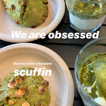9Bar HNL - Matcha white chocolate scuffin and matchagato. - Coffee & Tea Near Me - Honolulu, Hawaii 9Bar HNL - Matcha white chocolate scuffin and matchagato. - Coffee & Tea Near Me - Honolulu, Hawaii