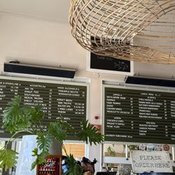 The Boathouse Shelly Beach - Menu