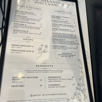 Croissants Bistro & Bakery - Menu - Bakeries Near Me - Myrtle Beach, South Carolina Croissants Bistro & Bakery - Menu - Bakeries Near Me - Myrtle Beach, South Carolina