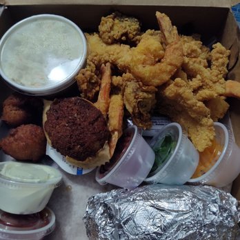 Jack's Fish House - a box of fried food - Seafood Near Me - Carriere, Mississippi