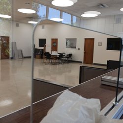 Superior Court of California - Van Nuys Courthouse East - May '23, 2nd floor cafeteria is closed. There are about 8 tables up there to sit and have meetings/discussions at with plenty of chairs.