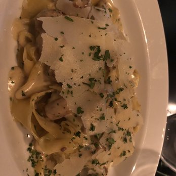 FIKO - Papardelle witb sausage, mushroom and cream - Italian Near Me - Amsterdam, New Hampshire FIKO - Papardelle witb sausage, mushroom and cream - Italian Near Me - Amsterdam, New Hampshire