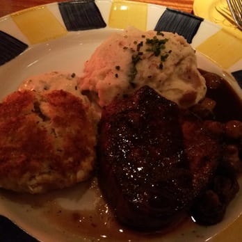 Coastal Flats - Filet Mignon with crab cake. - Seafood Near Me - Mclean, Virginia Coastal Flats - Filet Mignon with crab cake. - Seafood Near Me - Mclean, Virginia