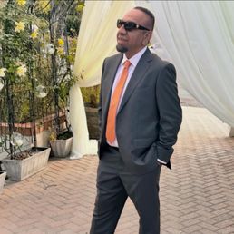 Custom-made suit. Custom-made suit.