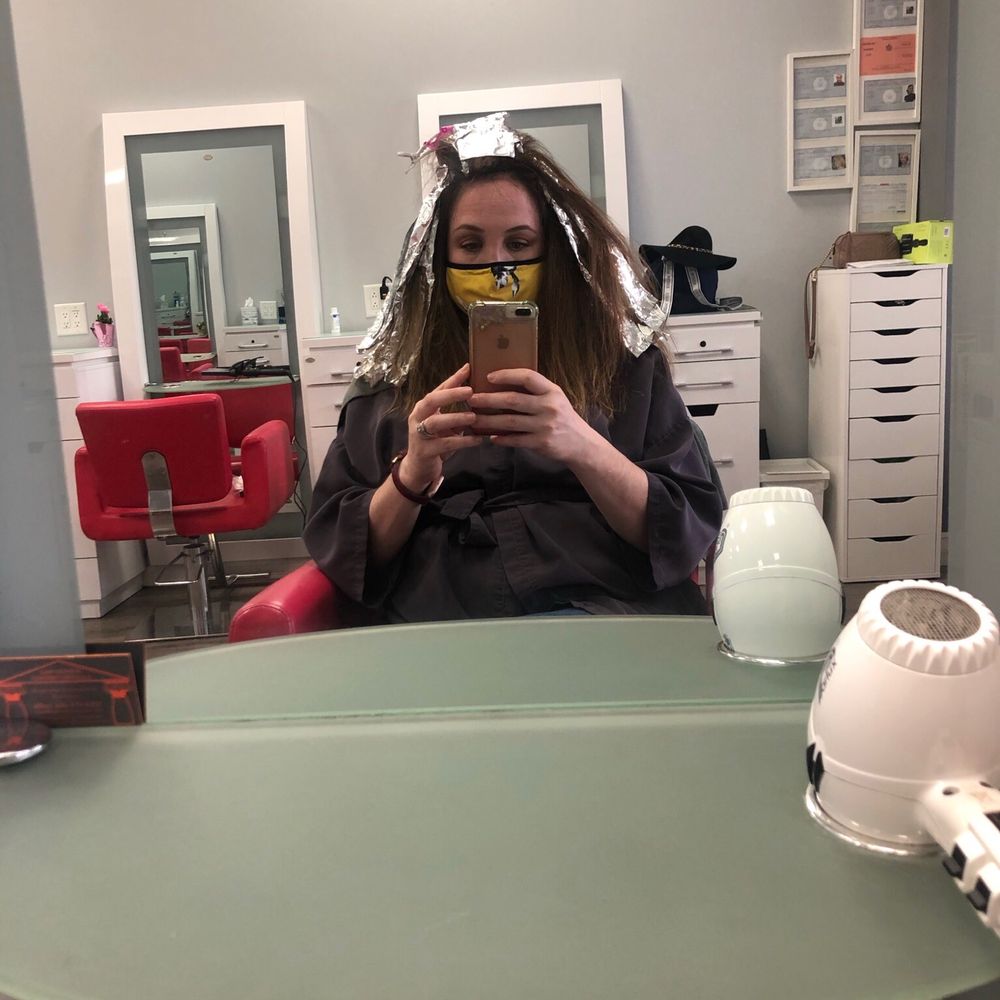 Mandy's Hair & Spa - Processing...! - Hair Salons Near Me - Bronx, New York