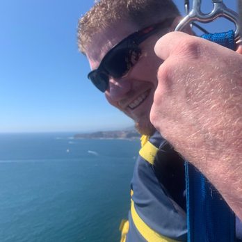 Dana Point Parasail - Enjoying the company and view. Had a blast and felt very safe at all times. - Boating Near Me - Dana Point, California