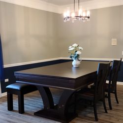 MC Billiards - Mike and Chad so informative and the install went so smoothly. We love our Hamilton pool table with the dining top!