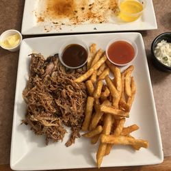 Big Daddy's Restaurant - Pulled Pork Platter + Peel & Eat Shrimp