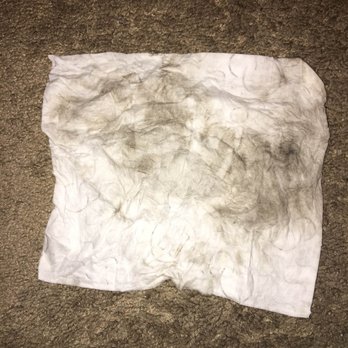 Ely Properties - Baby wipe used to wipe grime from carpet off of foot - Property Management Near Me - Austin, Texas