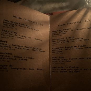 Saint Tuesday - Cocktail menu - Lounges Near Me - New York, New York Saint Tuesday - Cocktail menu - Lounges Near Me - New York, New York