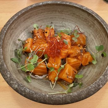 Somenya - Soba restaurant - Spicy Salmon Tartare - Japanese Near Me - Boston, Massachusetts Somenya - Soba restaurant - Spicy Salmon Tartare - Japanese Near Me - Boston, Massachusetts