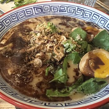 Sum Ramen - Black Garlic Ramen with Soy Egg - Ramen Near Me - Millburn, New Jersey