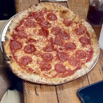 Mountain State Brewing - A classic crisp pepperoni pie. I admit it, now I want a piece! - Pizza Near Me - McHenry, Maryland Mountain State Brewing - A classic crisp pepperoni pie. I admit it, now I want a piece! - Pizza Near Me - McHenry, Maryland