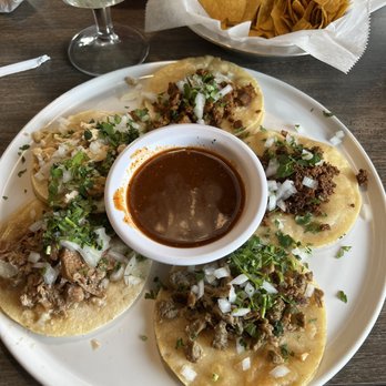 El Paso Mexican Grill - The mini taco sampler: every type of meat they got plus some hot sauce! Yum, corn tortillas! $15 - Mexican Near Me - Triadelphia, West Virginia El Paso Mexican Grill - The mini taco sampler: every type of meat they got plus some hot sauce! Yum, corn tortillas! $15 - Mexican Near Me - Triadelphia, West Virginia