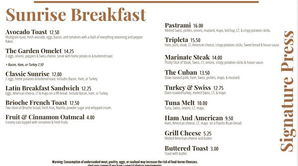 Menu photo 2 Latin Sisters Cafe Lake Mary, FL