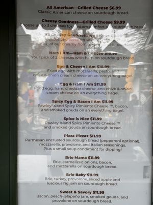 Menu photo 2 Say Cheese Blowing Rock, NC