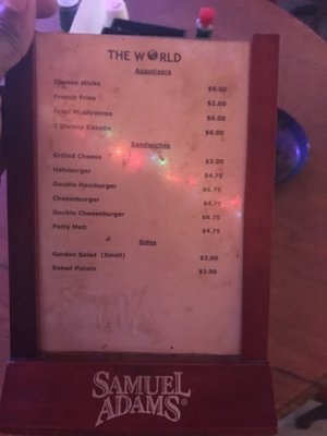 Menu photo 1 The World Delta, LA Menu photo 1 The World Delta, LA
