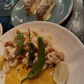 Saint & Second - Spanish Calamari, Ahi tuna - New American Near Me - Long Beach, California Saint & Second - Spanish Calamari, Ahi tuna - New American Near Me - Long Beach, California