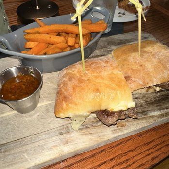 Rokka Whiskey Bar - Filet mignon sandwich - Whiskey Bars Near Me - Bellflower, California Rokka Whiskey Bar - Filet mignon sandwich - Whiskey Bars Near Me - Bellflower, California