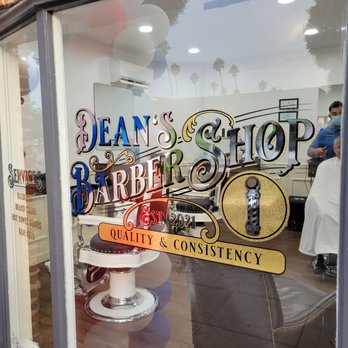 Deans Barbershop - Front Window - Barbers Near Me - Santa Monica, California
