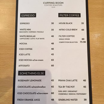 The Cupping Room - Menu - Cafes Near Me - Hong Kong, HK The Cupping Room - Menu - Cafes Near Me - Hong Kong, HK