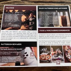 Patterson Cellars - 9/21/26 FYI.