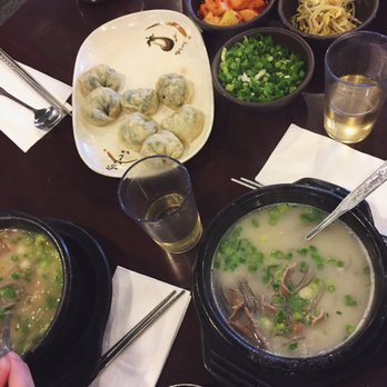 Traditional Korean Beef Soup - Handmade dumplings are so good! - Korean Near Me - Edmonds, Washington