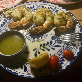 Flora Taverna - Grilled Prawns Kebab - Mediterranean Near Me - Orlando, Florida