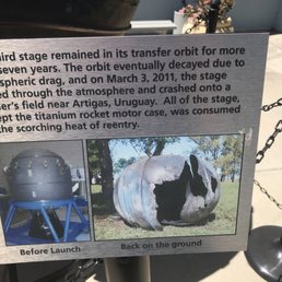 What remains... of stage ll rocket What remains... of stage ll rocket