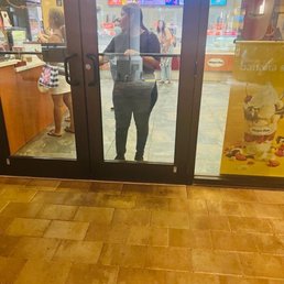 Employee that told me i had to pay for the ice cream with her hair as a topping Employee that told me i had to pay for the ice cream with her hair as a topping