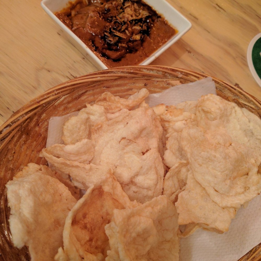 Aneka Rasa - Vegetarian fried bean chips with peanut sauce - Indonesian Near Me - Amsterdam, New Hampshire Aneka Rasa - Vegetarian fried bean chips with peanut sauce - Indonesian Near Me - Amsterdam, New Hampshire