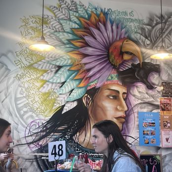 Olla Taqueria Gutierrez - Artwork on wall so beautiful - Mexican Near Me - Covington, Kentucky Olla Taqueria Gutierrez - Artwork on wall so beautiful - Mexican Near Me - Covington, Kentucky