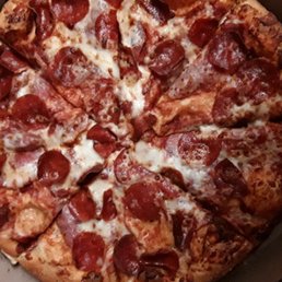 a pepperoni pizza in a box a pepperoni pizza in a box