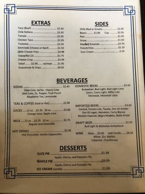 Menu photo 4 La Barraca Restaurant Gallup, NM