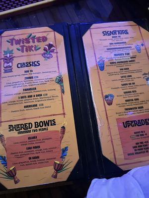 Menu photo 1 Twisted Tiki Santa Ana, CA