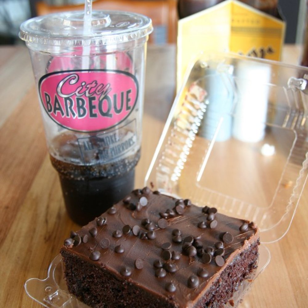 City Barbeque - Triple Chocolate Cake (enough for two) - Barbeque Near Me - Indianapolis, Indiana