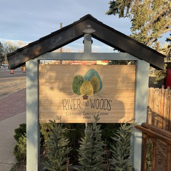 River and Woods - Signage - New American Near Me - Boulder, Colorado River and Woods - Signage - New American Near Me - Boulder, Colorado