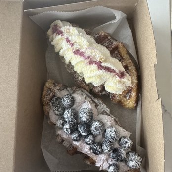 Croffle House - Blueberry Cream Cheese Croffle, Sweet Potato Croffle - Bakeries Near Me - Flushing, New York Croffle House - Blueberry Cream Cheese Croffle, Sweet Potato Croffle - Bakeries Near Me - Flushing, New York