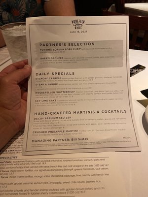 Menu photo 2 Bonefish Grill Miami, FL