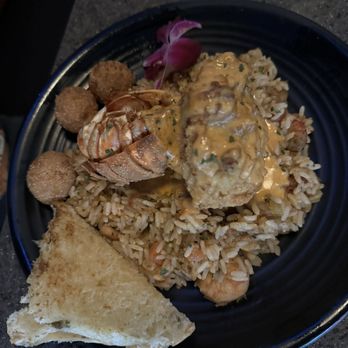 Gotti's - Deep Fried Lobster w/ Gotti's Seafood Fried Rice - Seafood Near Me - Houston, Texas Gotti's - Deep Fried Lobster w/ Gotti's Seafood Fried Rice - Seafood Near Me - Houston, Texas