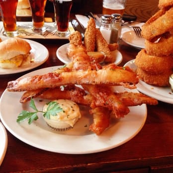 Maritime Pacific Brewing Company - Beer battered bacon. Delicious, but could only eat a couple of bites because it was so rich. - Breweries Near Me - Seattle, Washington Maritime Pacific Brewing Company - Beer battered bacon. Delicious, but could only eat a couple of bites because it was so rich. - Breweries Near Me - Seattle, Washington