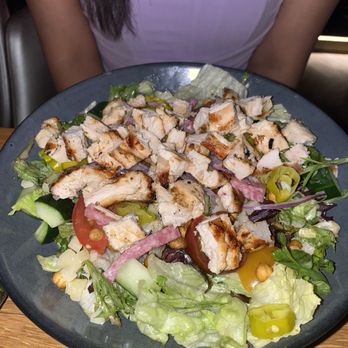 Moxies - Italian Chopped Salad w/ chicken - Lounges Near Me - Miami, Florida Moxies - Italian Chopped Salad w/ chicken - Lounges Near Me - Miami, Florida
