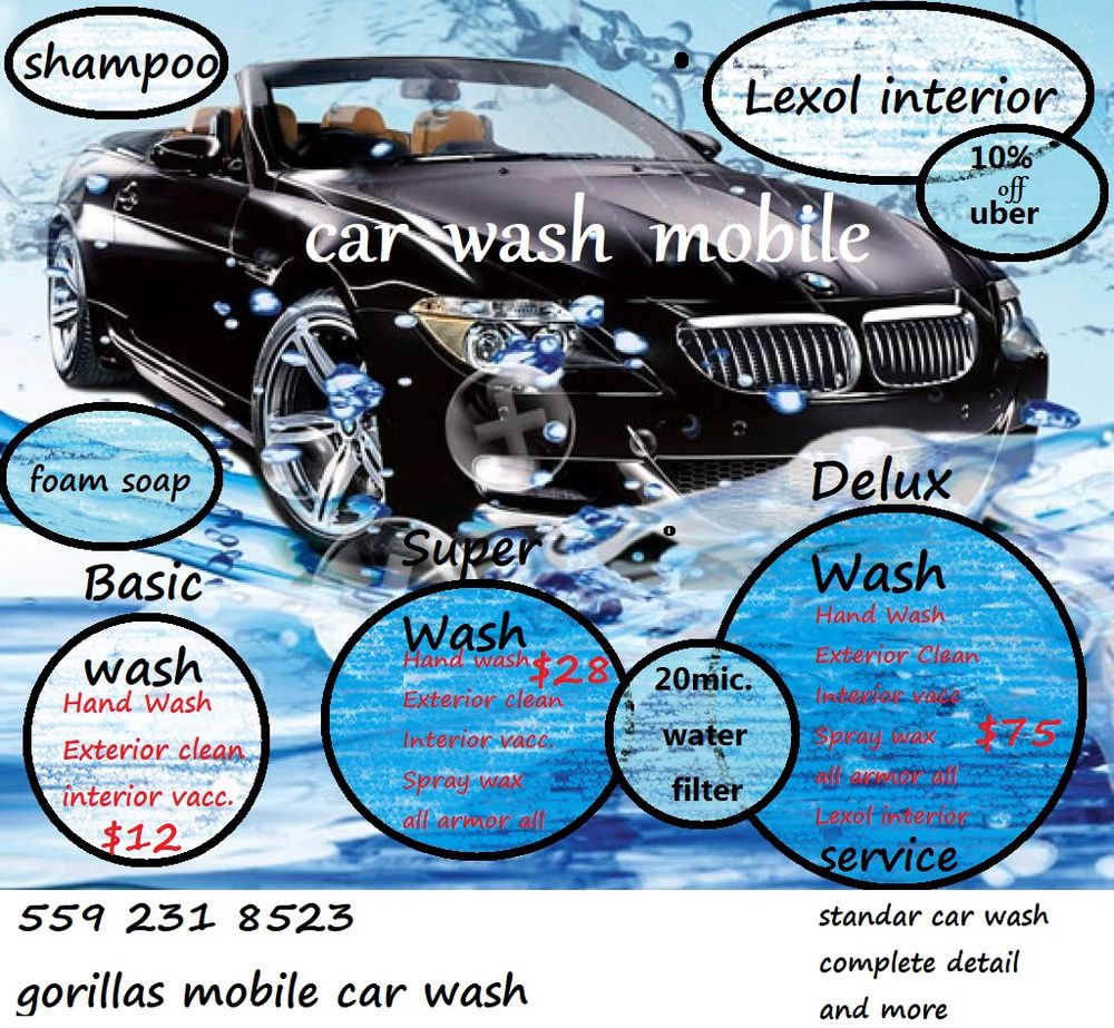 GORILLA CAR WASH MOBILE Request a Quote Fresno, California Car