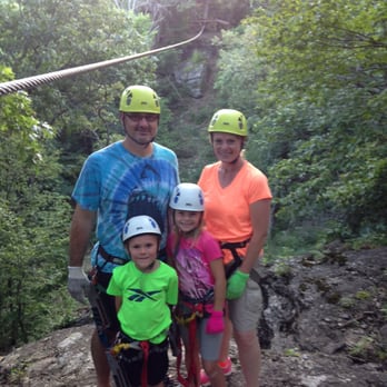 ShowMe Ziplines - Just zipped across "Bee Line" - Ziplining Near Me - Rayville, Missouri