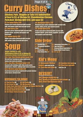Menu photo 5 Chang Thai Winslow, AZ